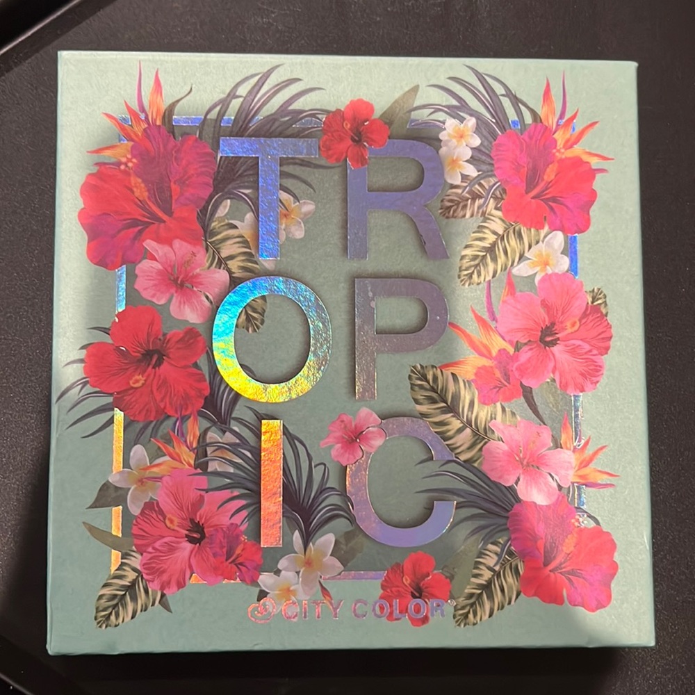 City Color Eye shadow palette Tropic. New. Never used